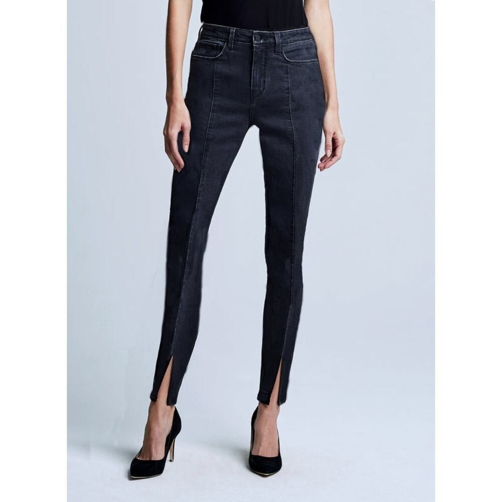 L'AGENCE Women's Jyothi Split Ankle Jeans